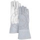 Heavy Duty Long Cow Split Leather / Heat Resistant Industry Hand Protection / Welding Safety Gloves